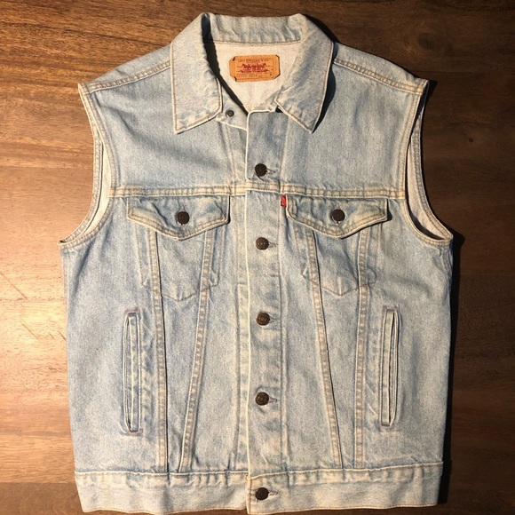 Levi's Other - Rare Vintage 1980s Levi’s Sleeveless Jacket Size M